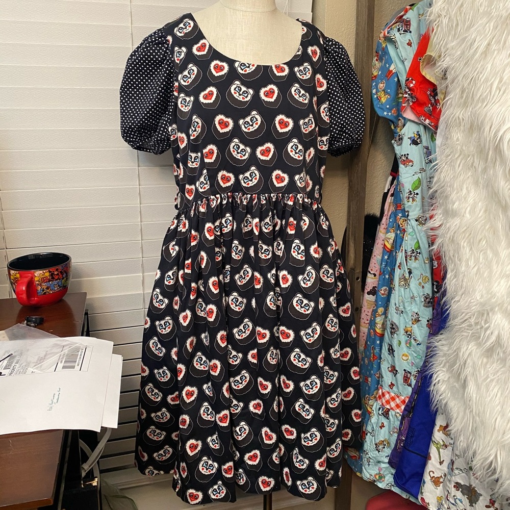 Irregular Choice x Sarsparilly Sushi Panda dress XXL super cute